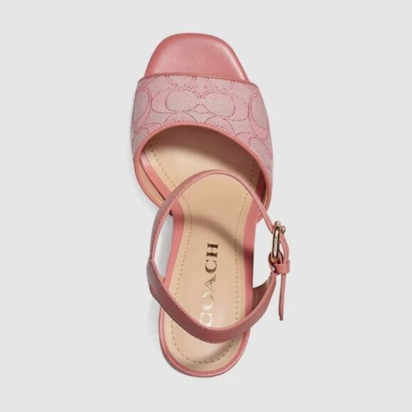 COACH STRAP SANDALS IN PINK "MADDY" SIZES 10 & 11 - Picture 2 of 5